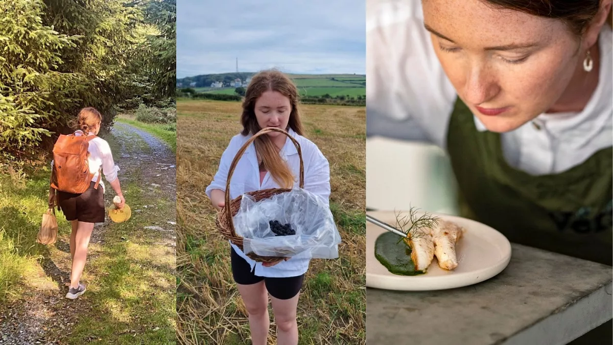 Les découvertes d'un chef en quête de nourriture remplissent les assiettes d'un restaurant sur la biosphère de l'UNESCO de l'île de Man