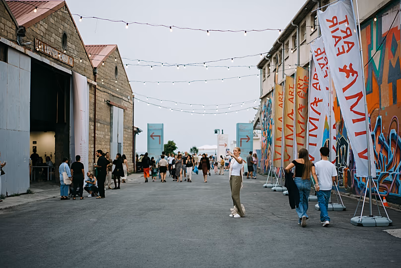 Foire d'art VIMA à Limassol, Chypre. Avec l'aimable autorisation de VIMA.
