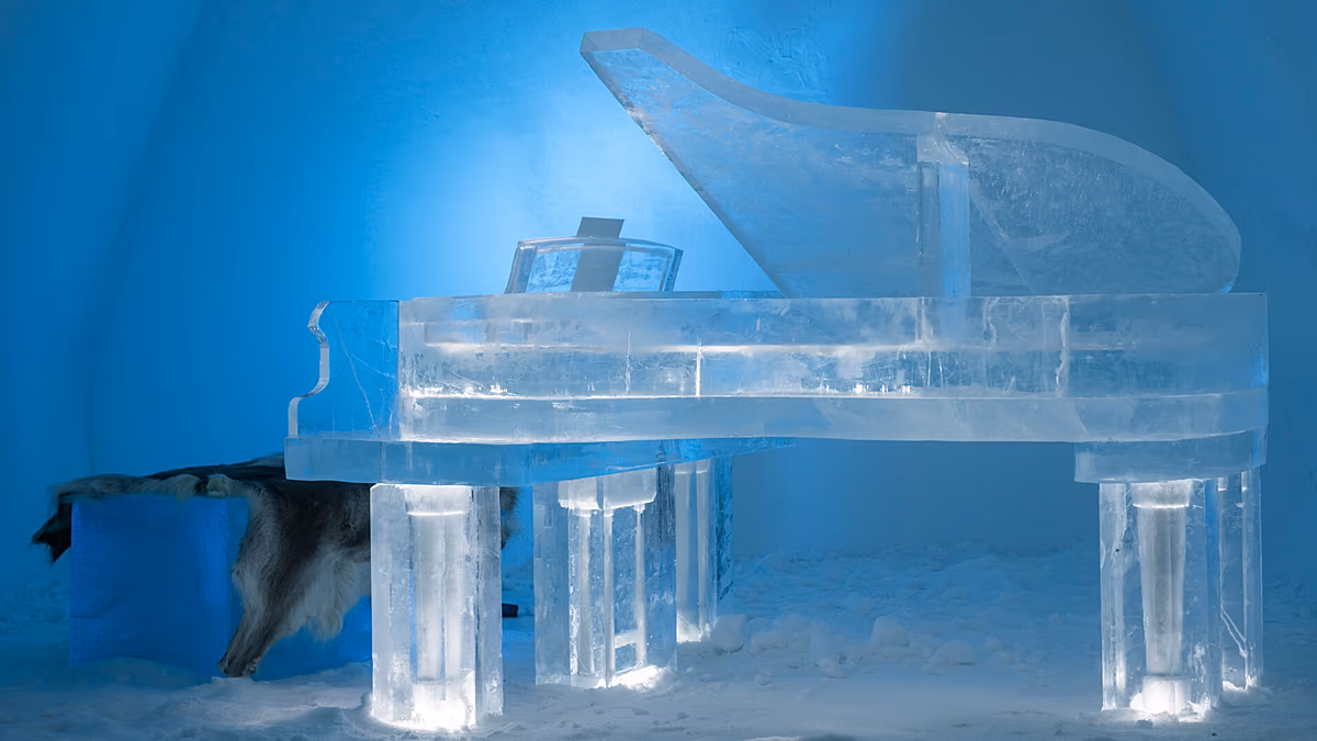 Dormirais-tu sur la glace ? Dans les hôtels d'hiver qui fondent chaque printemps