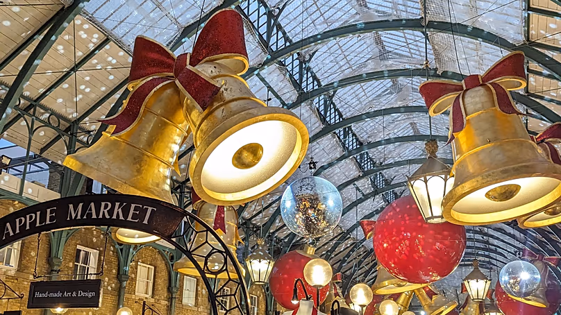 Covent Garden à Noël.