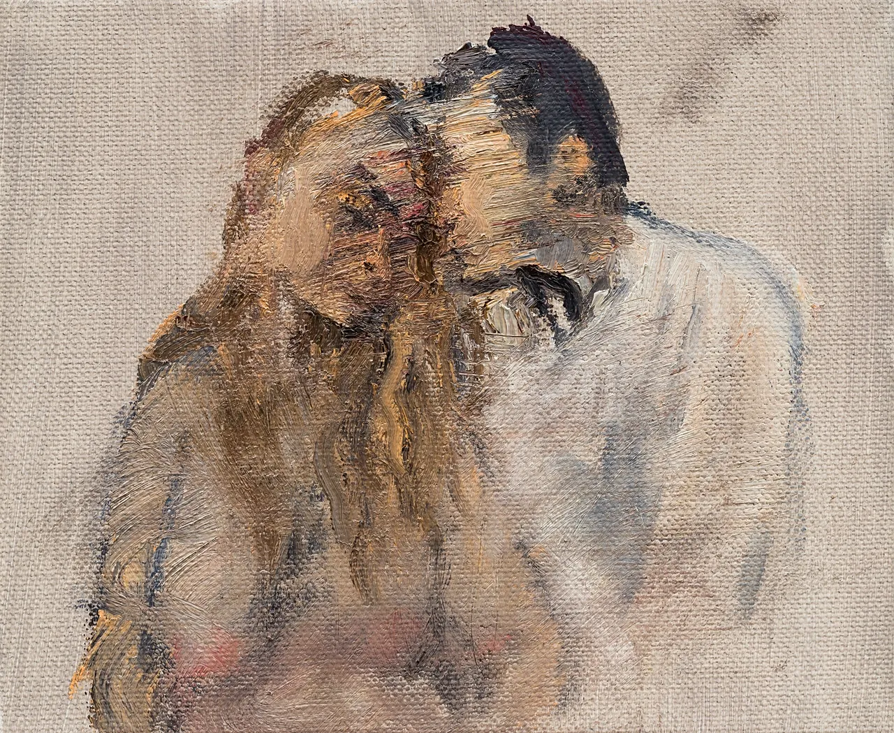Celia Paul, 'Lucian et moi' (2019)