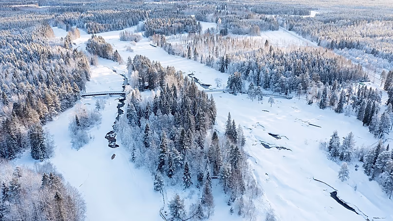 Vue de Koiteli, un emplacement pour l'horloge climatique.