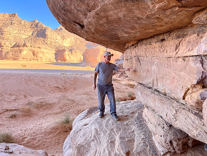 Didier Goudant, un avocat français vivant au Portugal, a rejoint Wilcox pour une tournée dans le sud de la Libye l'année dernière.
