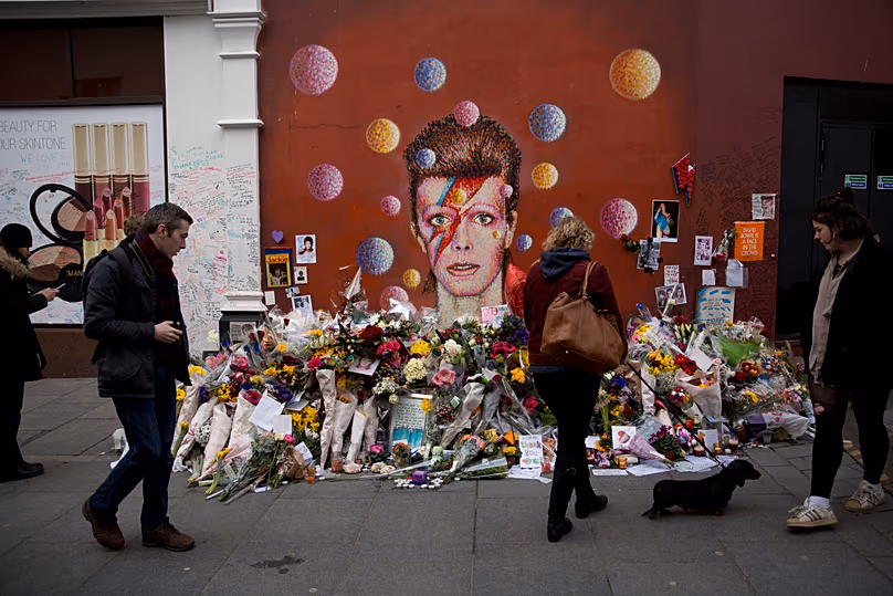 Peinture murale de Bowie sur Brixton Road