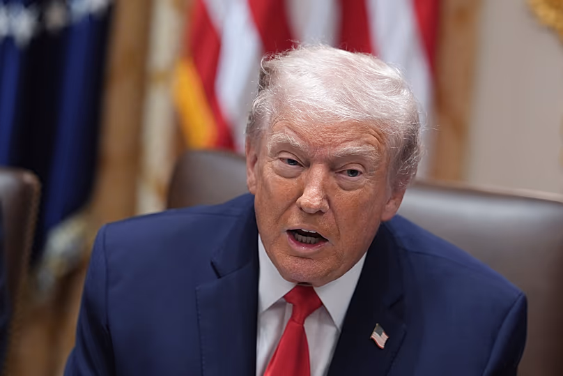 Le président américain Donald Trump s'exprime lors d'une réunion du cabinet à la Maison Blanche, le 29 janvier 2026.