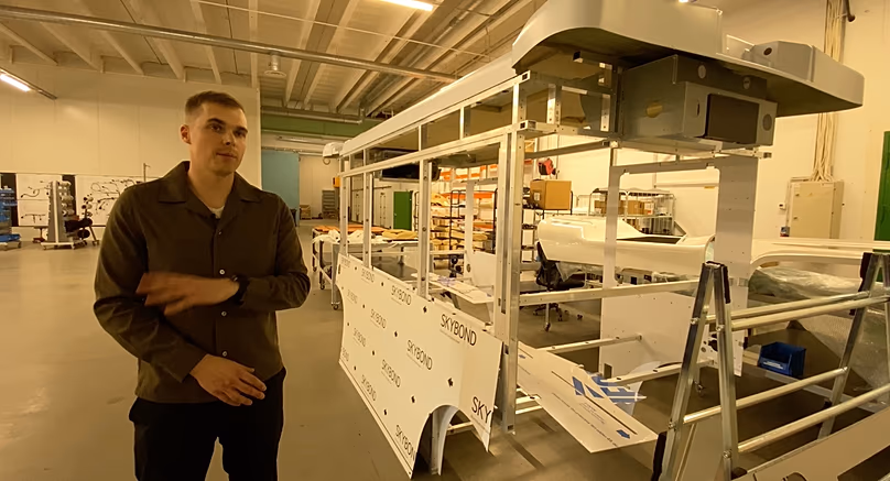 Kristian Pints, directeur de production à l'usine de fabrication de l'entreprise