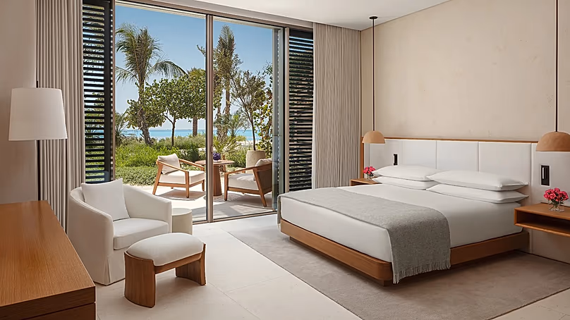 La Red Sea EDITION est l'une des trois propriétés actuellement ouvertes sur l'île de Shura.