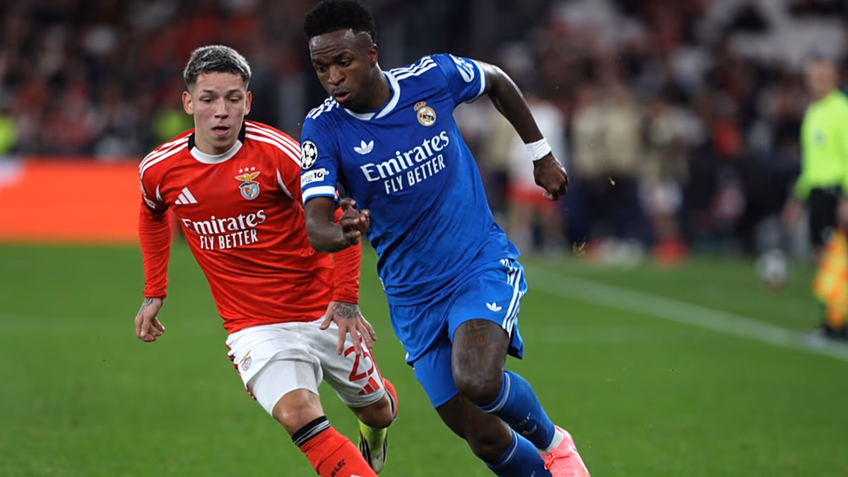 L'UEFA suspend Prestianni de Benfica pour un match pour abus racistes présumés envers Vinícius Júnior