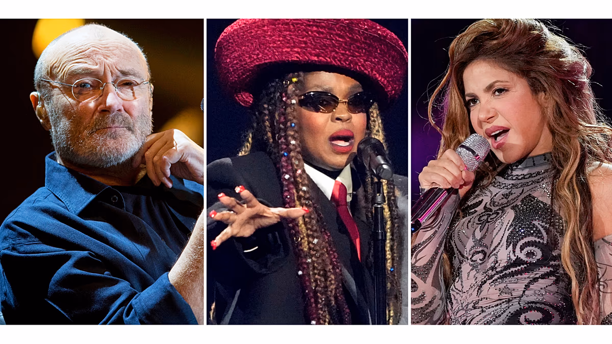 Rock & Roll Hall of Fame 2026 : Shakira, Lauryn Hill et Phil Collins parmi les nominés