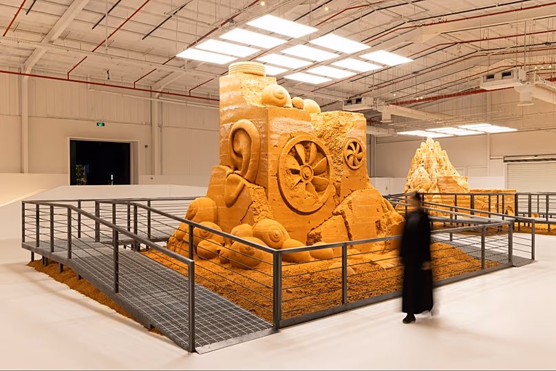 Vue d'installation : Maison de l'Éternité (2026), Théo Mercier