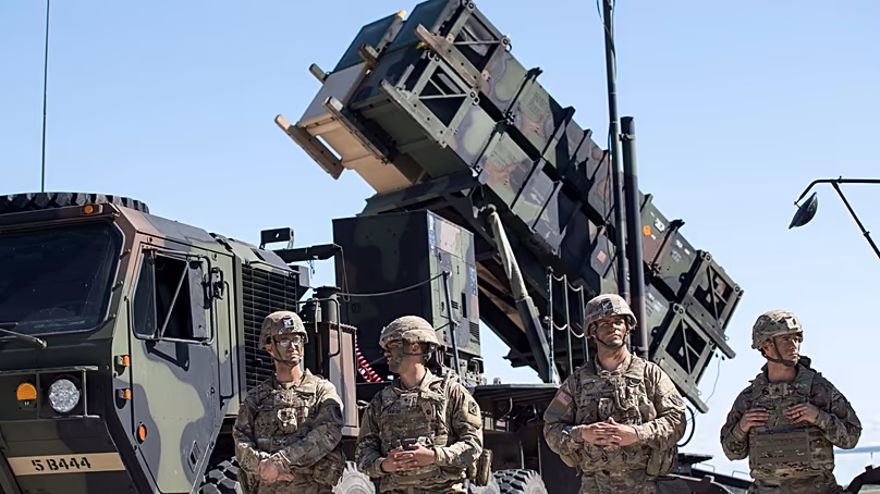 ARCHIVE - Système de défense aérienne Patriot lors de l'exercice de l'OTAN