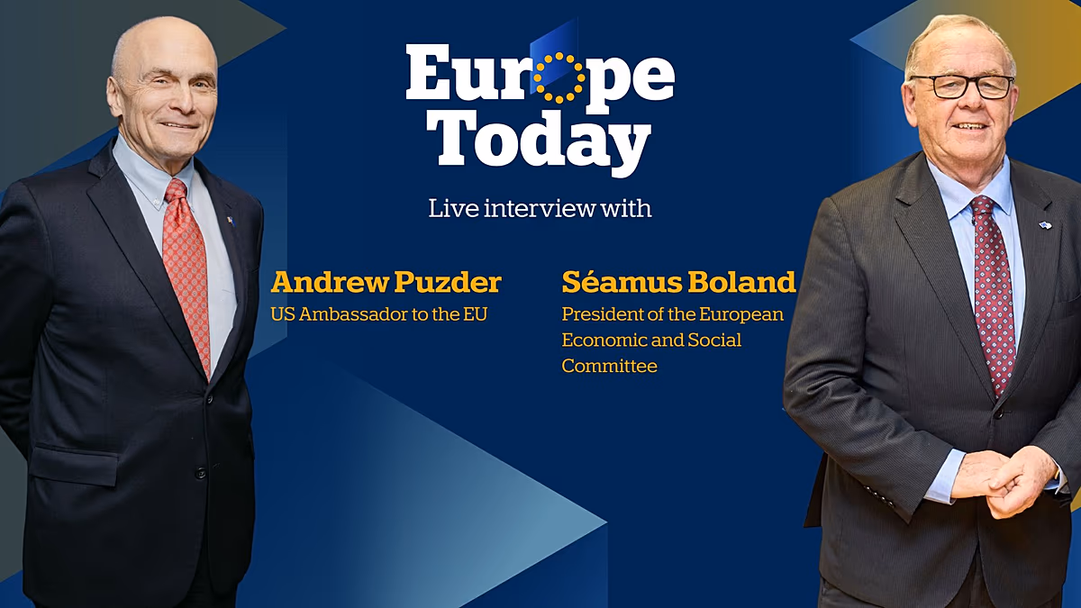 L'Europe aujourd'hui : l'ambassadeur des États-Unis auprès de l'UE et le président du CESE nous rejoignent