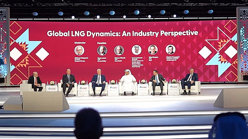 La 21e édition de la Conférence et exposition internationale sur le gaz naturel liquéfié, ou LNG2026, a débuté à Doha, au Qatar. 3 février 2026.