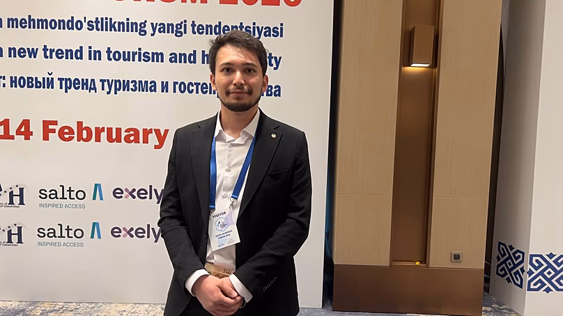 Davron Tukhtaev, propriétaire de la chaîne hôtelière « Light » qui exploite des auberges