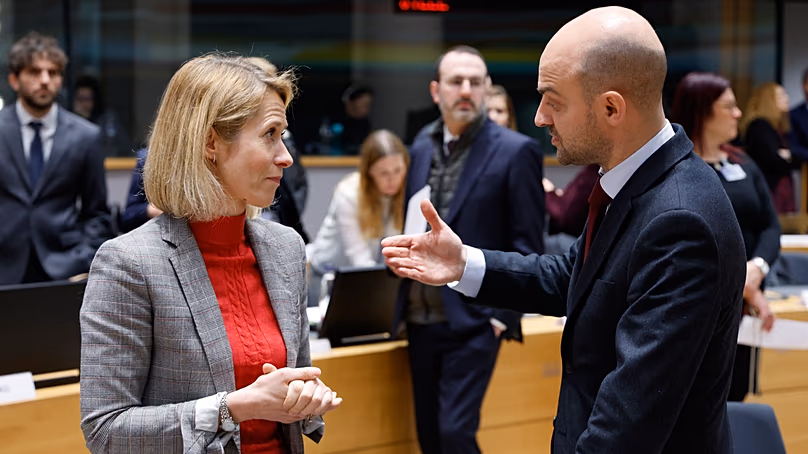 Kaja Kallas et Jean-Noël Barrot.