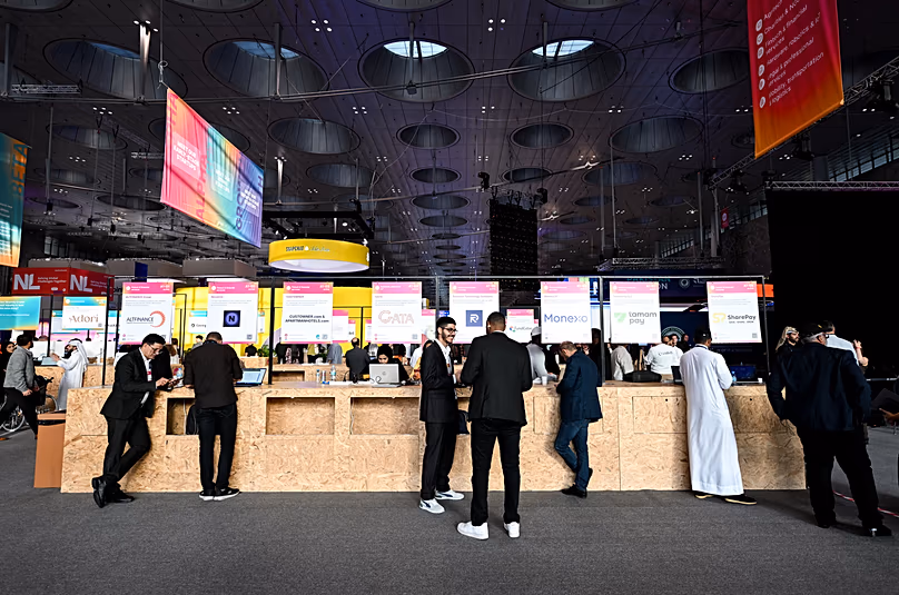 Stands Alpha lors de la dernière journée du Web Summit Qatar 2026