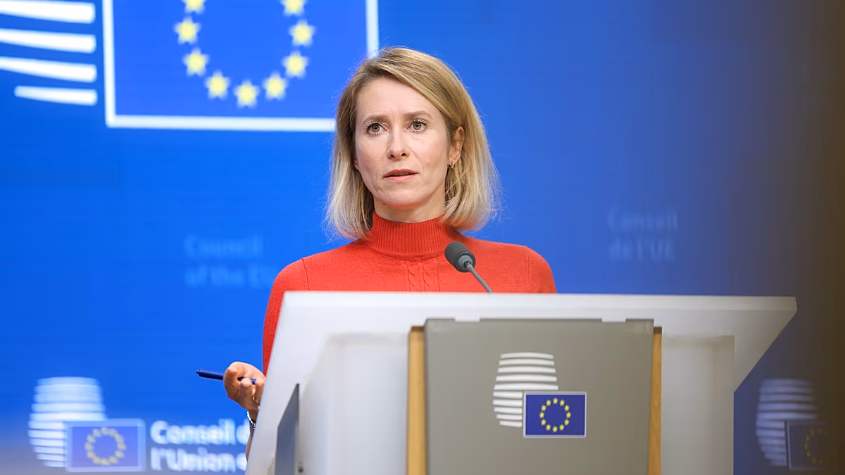 Poutine devrait faire des concessions avant des négociations directes avec l'Europe, estime Kallas