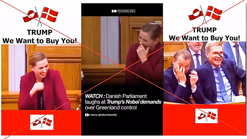 Des vidéos de parlementaires danois en train de rire ont été prises hors de leur contexte, à tort.