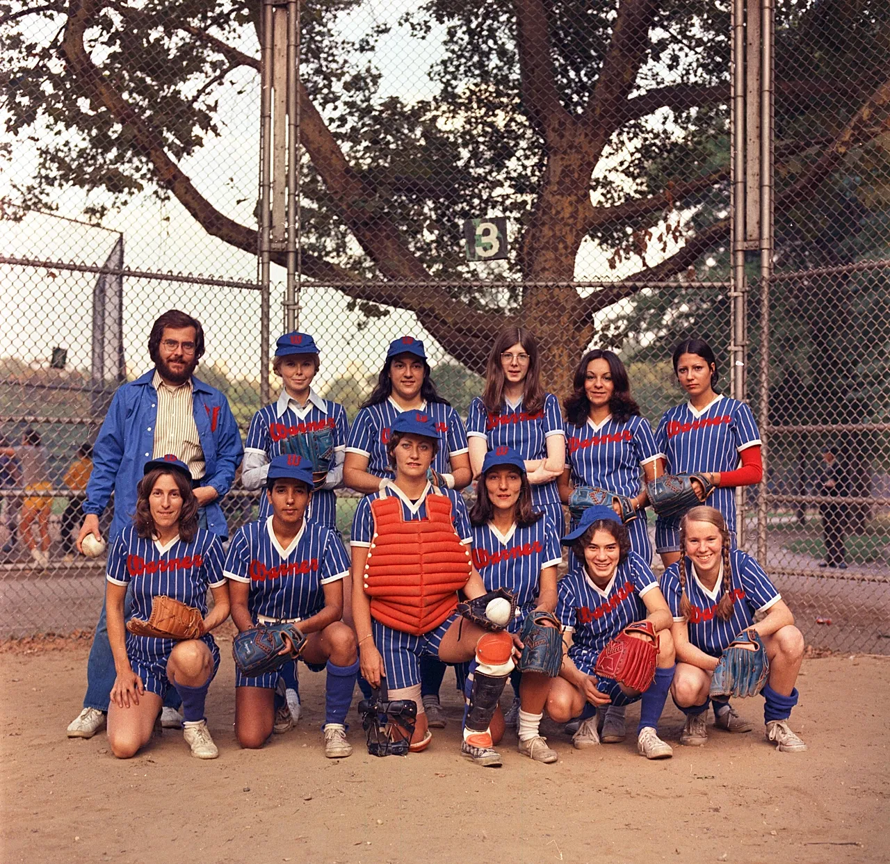 Women’s Intramural Softball Team of Warner Communications, Inc., New York, New York, 1972-75