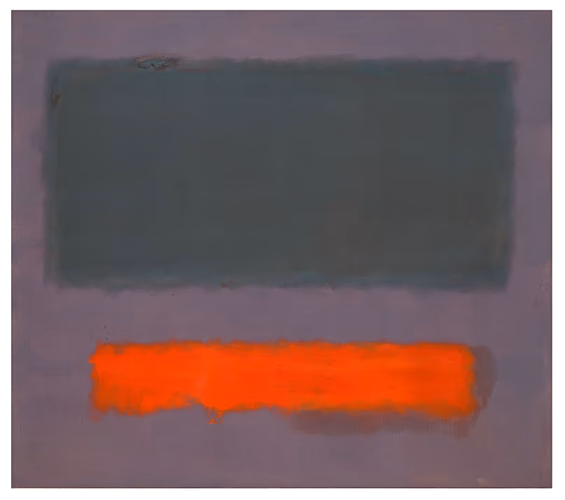Mark Rothko Gris, Orange, Marron No. 8 1960 huile sur toile 229 × 258,5 cm
