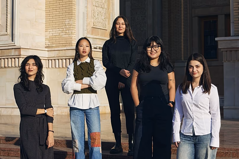 Conservateurs du Pavillon national de l'Ouzbékistan à la Biennale de Venise