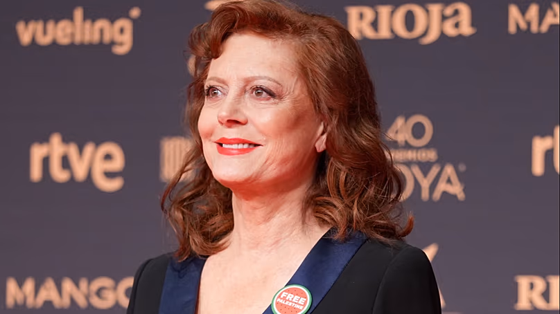 L'actrice américaine Susan Sarandon a reçu le Goya International 2026, le 28 février 2026.