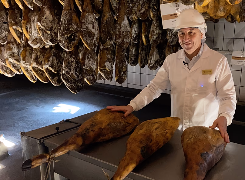 Valeriano Ramos, Maître de Cave à Jambons