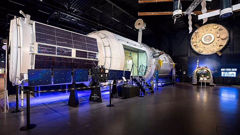 Space Expo aux Pays-Bas présente une maquette à l'échelle 1:1 de la Station spatiale internationale