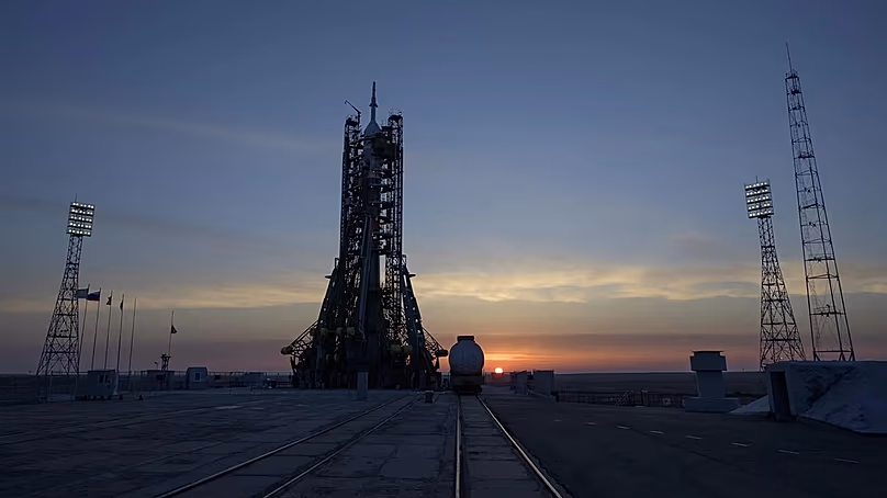 Le cosmodrome de Baïkonour au Kazakhstan, photographié ici en 2019, est utilisé par la Russie pour les lancements de vols spatiaux avec équipage.