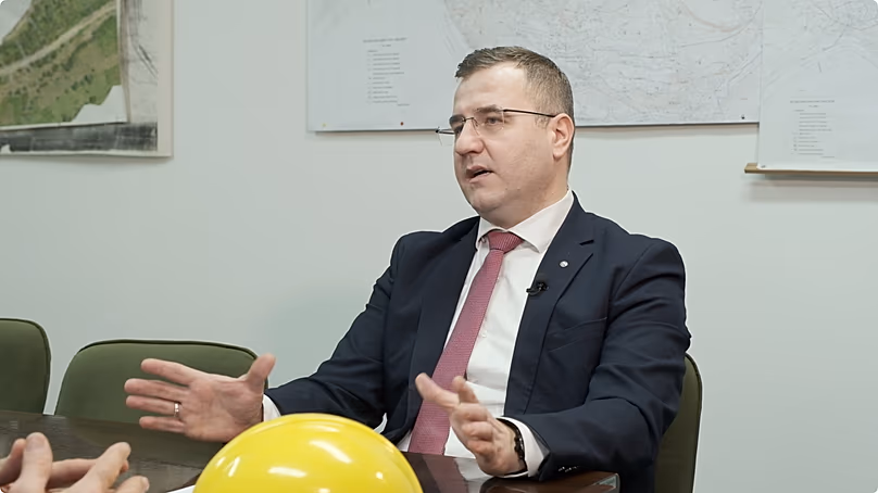 Iso Delibašić, director of the Kakanj coal mine.