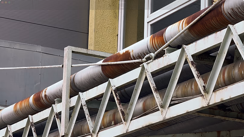 Outdated energy infrastructure (Kakanj thermal power plant).