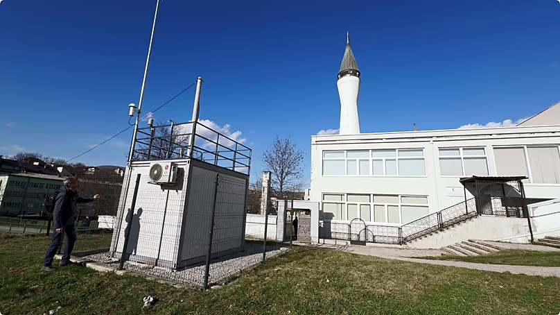 The Kemal Kapetanović Institute has installed nine fixed air monitoring points throughout the Zenica-Doboj Canton, to which Kakanj belongs – plus two mobile stations.