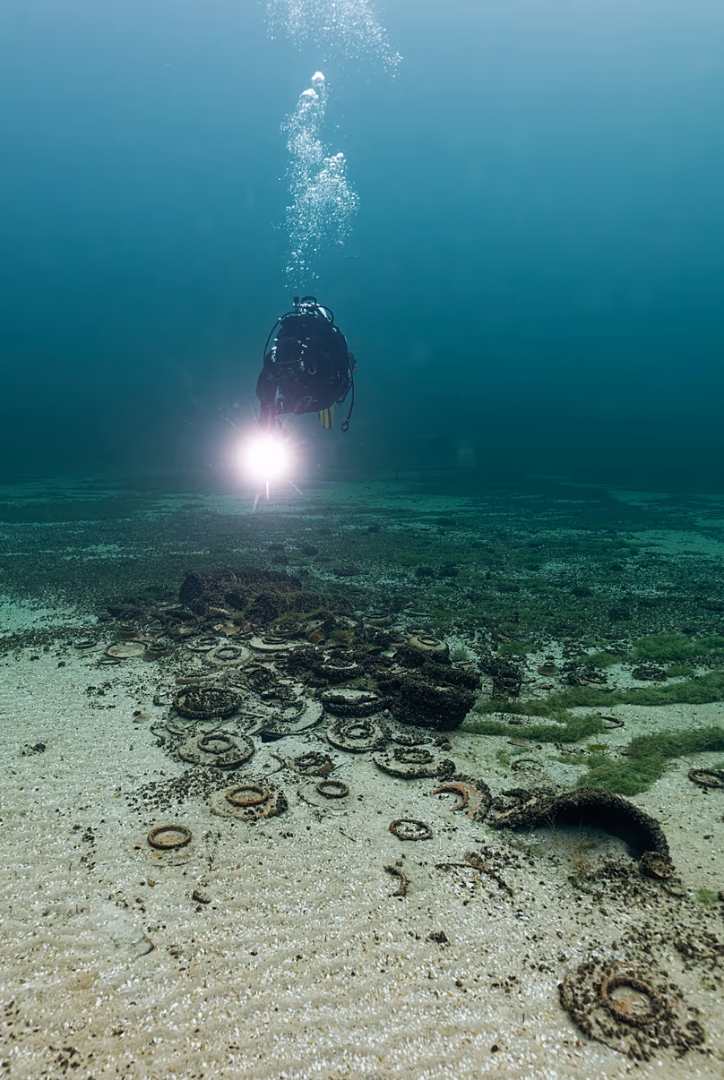 Archéologue sous-marin au Lac de Neuchâtel