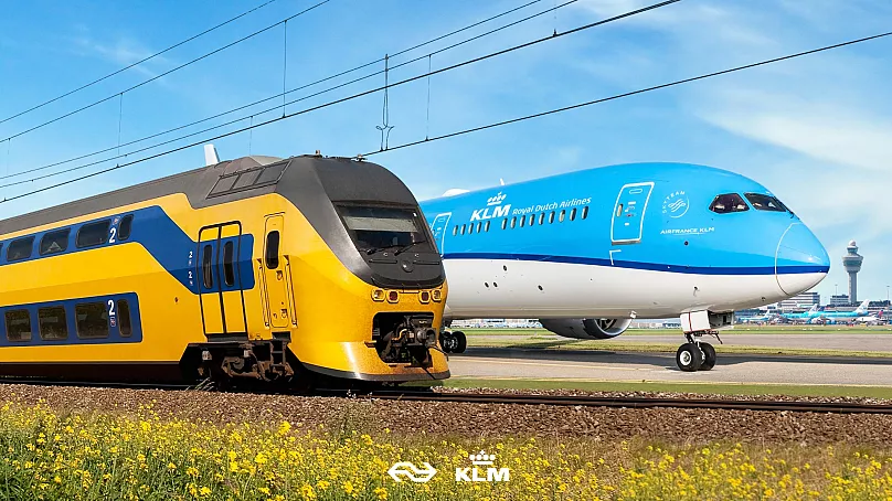 KLM a été l'une des premières compagnies aériennes européennes à proposer des voyages intermodaux.