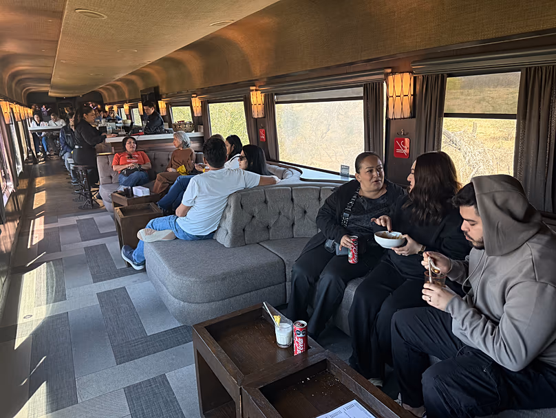 Image de la cafétéria du train