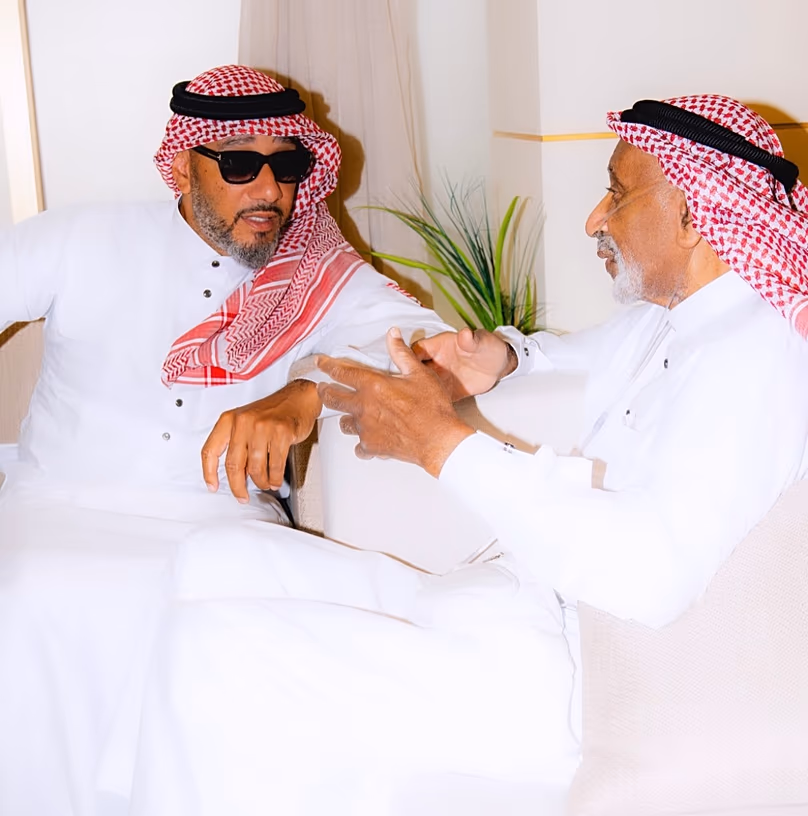 Swizz Beatz avec son défunt grand-père.