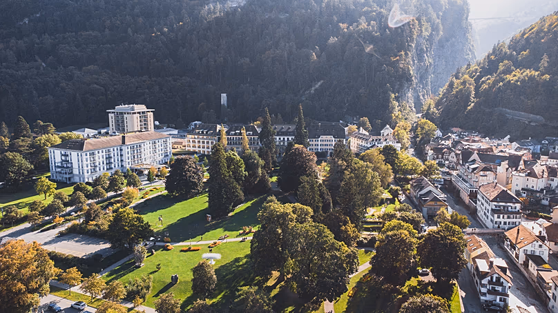 Le Grand Resort Bad Ragaz est construit autour de sources thermales naturelles