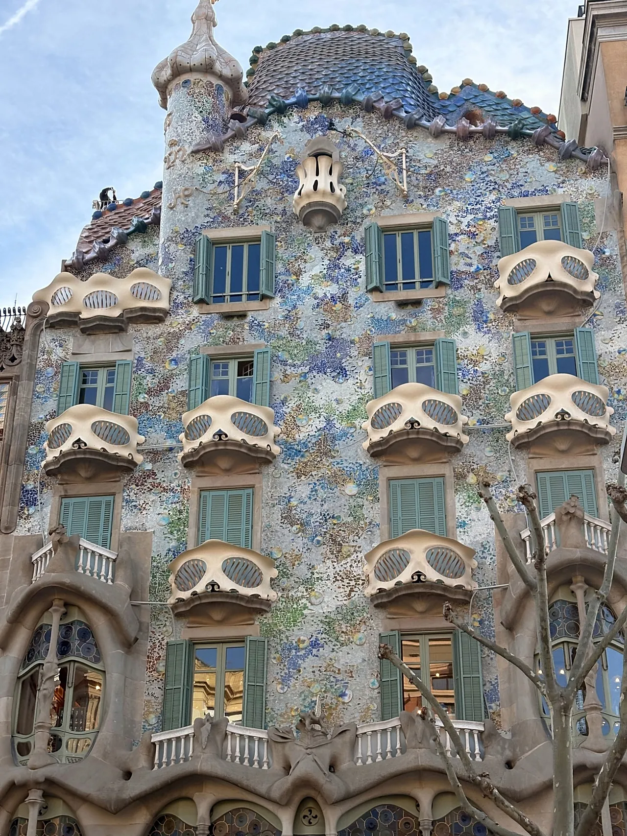 Façade de la Casa Batllo, Barcelone, Catalogne, Espagne, 2026.