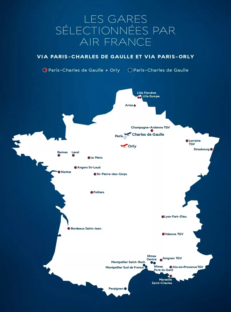 Avec un réseau ferroviaire complet, se rendre où vous voulez en France est simple
