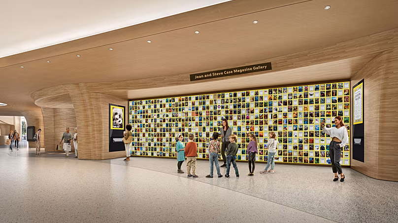 Artist’s rendering of the Jean and Steve Case Magazine Gallery, which will feature every cover since the first issue in 1888