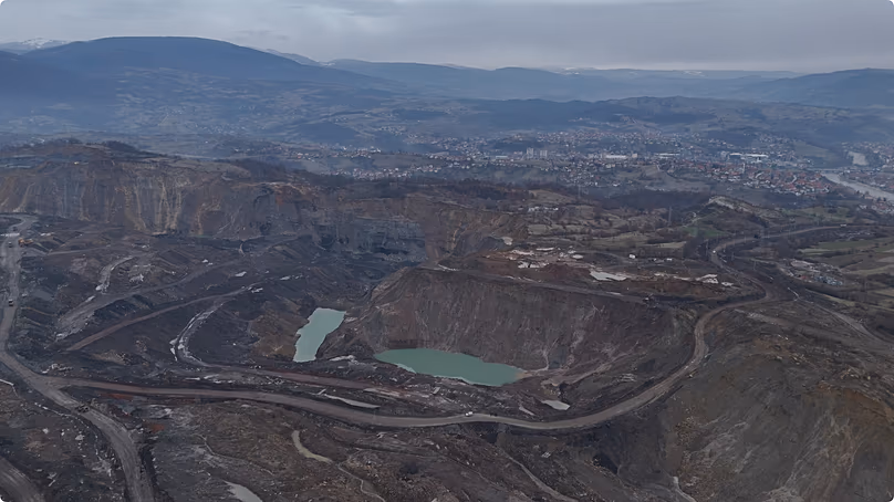 Kakanj - one of the biggest lignite deposits in Europe.