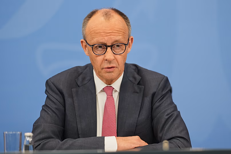 Le chancelier Merz parle d