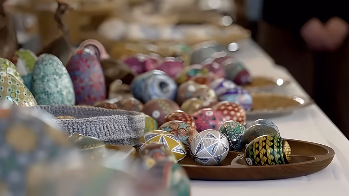 Le festival Eierlei de Leipzig célèbre l'art « œuf-straordinaire » des décorations de Pâques