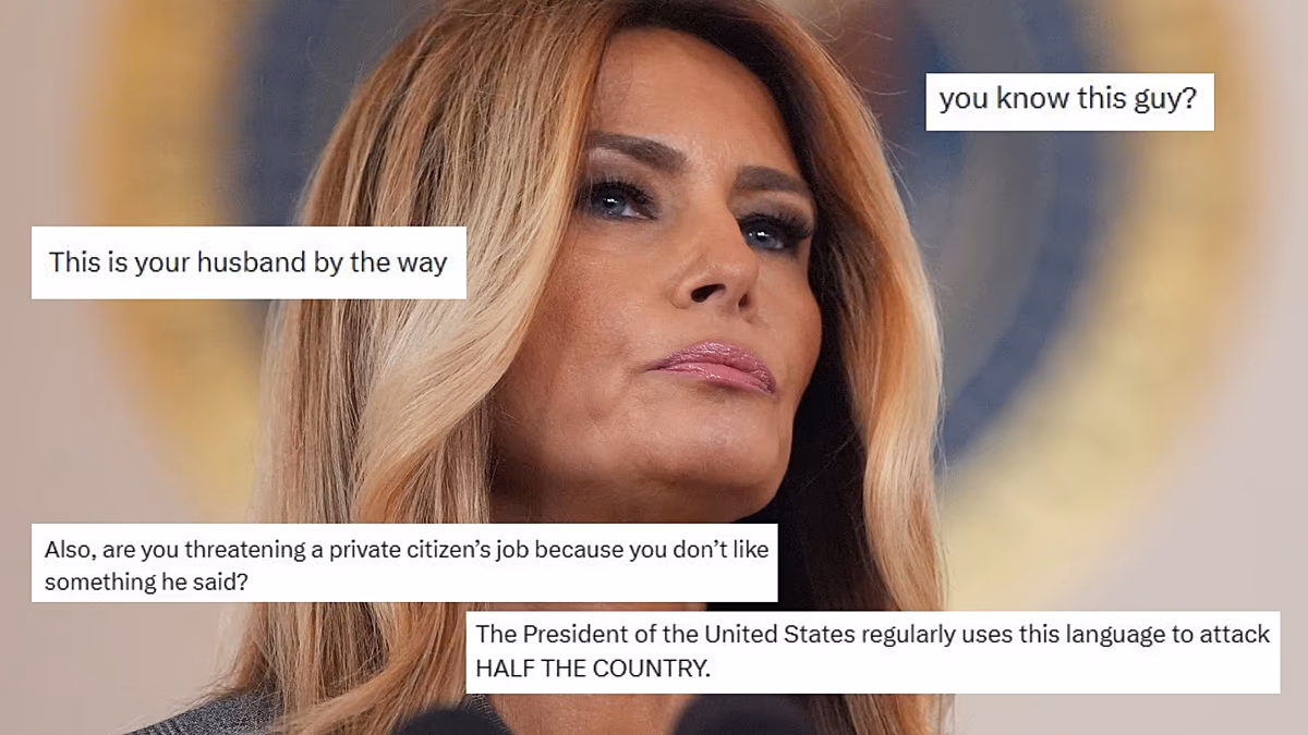 Retour de flamme viral: Melania Trump qualifiée d'hypocrite après les critiques de Jimmy Kimmel