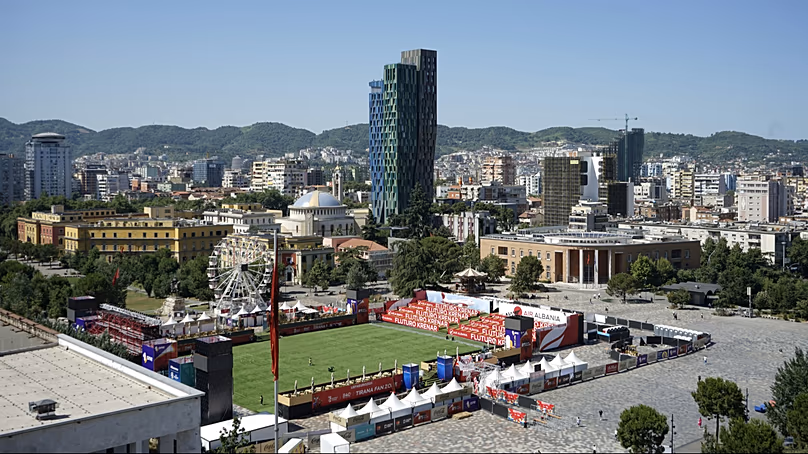 Tirana est la capitale de l'Albanie