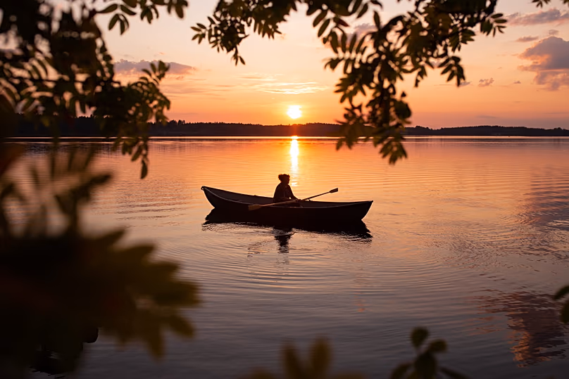 Image d’un lac finlandais.