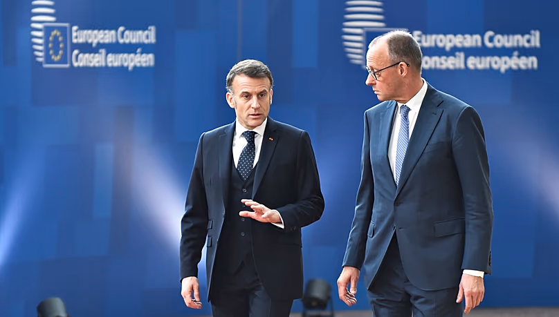 Emmanuel Macron et Friedrich Merz.