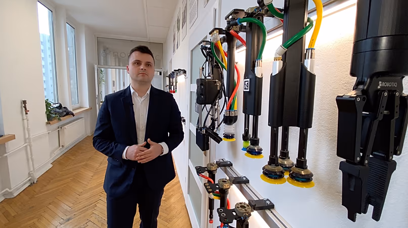 Mateusz Karolak, ingénieur de conception en mécatronique