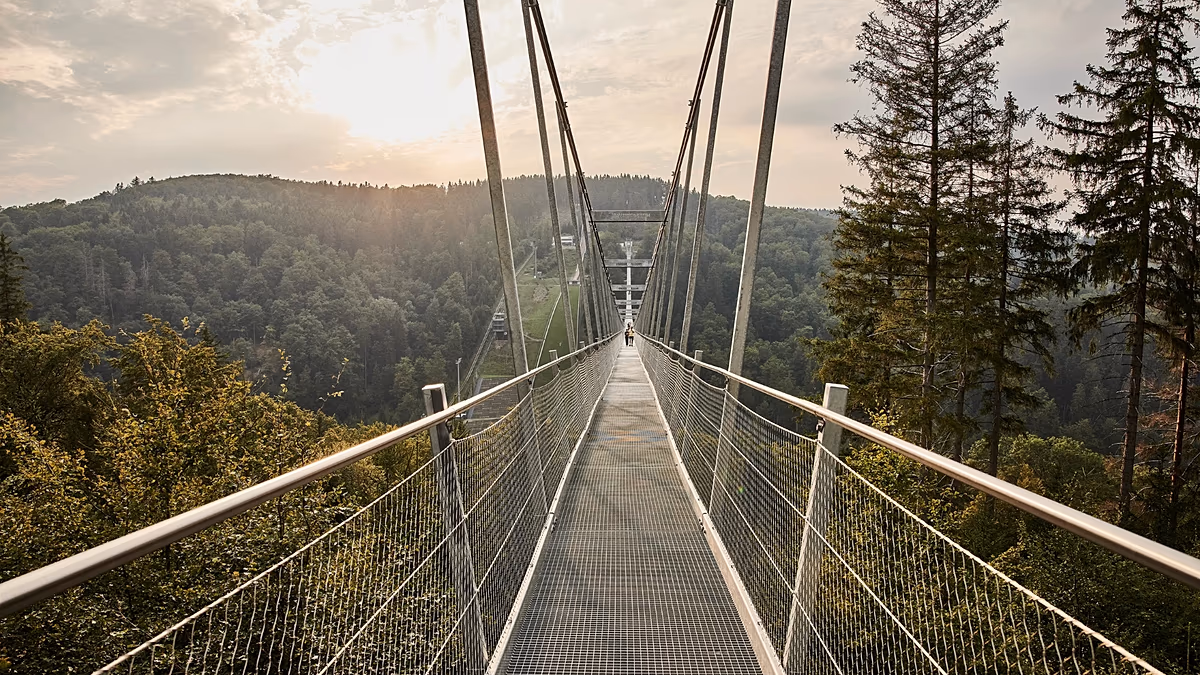L'Allemagne et l'Europe abritent les plus longs ponts suspendus pour piétons au monde