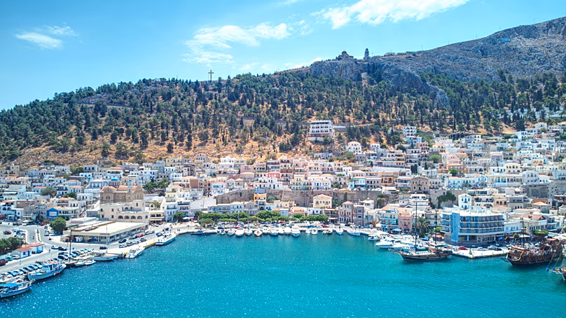 Kalymnos fait partie de la chaîne des îles du Dodécanèse